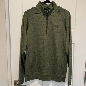UA 1/4 zip Forest Green sweater